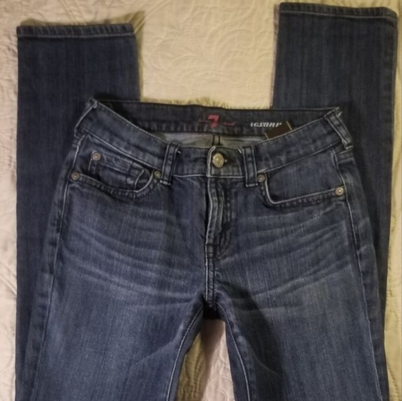 7 SEVEN FOR ALL MANKIND ROXANNE/SKINNY/WAIST 26" - Picture 1 of 6